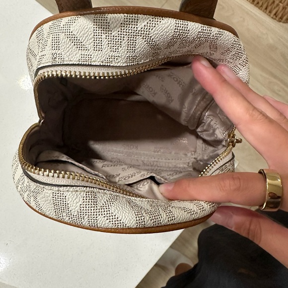 Michael Kors Abbey Mini Studded Pebbled Leather Backpack and Wallet Set - Picture 6 of 6